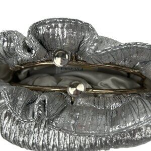 Vanessa Silver Clutch